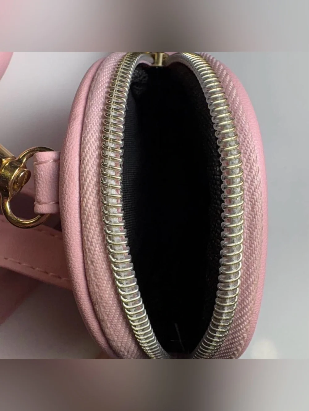 Pink Heart-Quilted Mini Backpack - Brand Not Visible